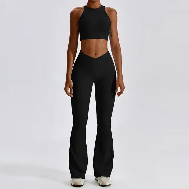 Sportswear Workout Clothes Athletic black body set