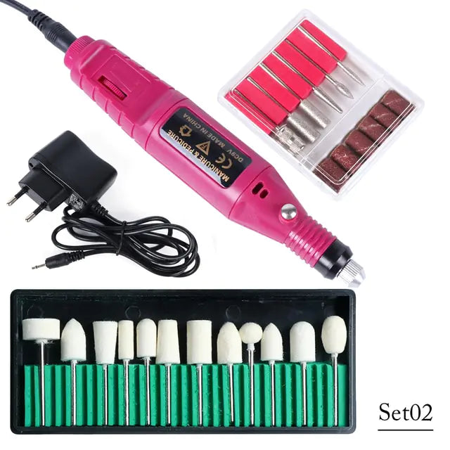 Rechargeable Electric Nail Drill Sets - DivineLuxes