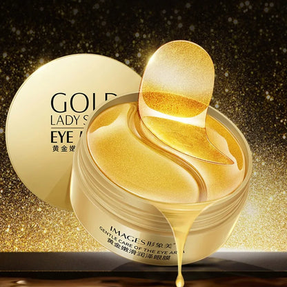 gold eye mask