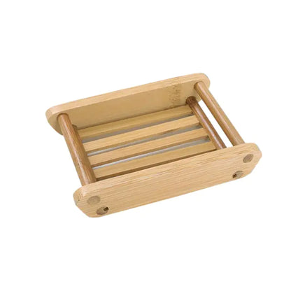 Wooden Bamboo Soap Dish - DivineLuxes