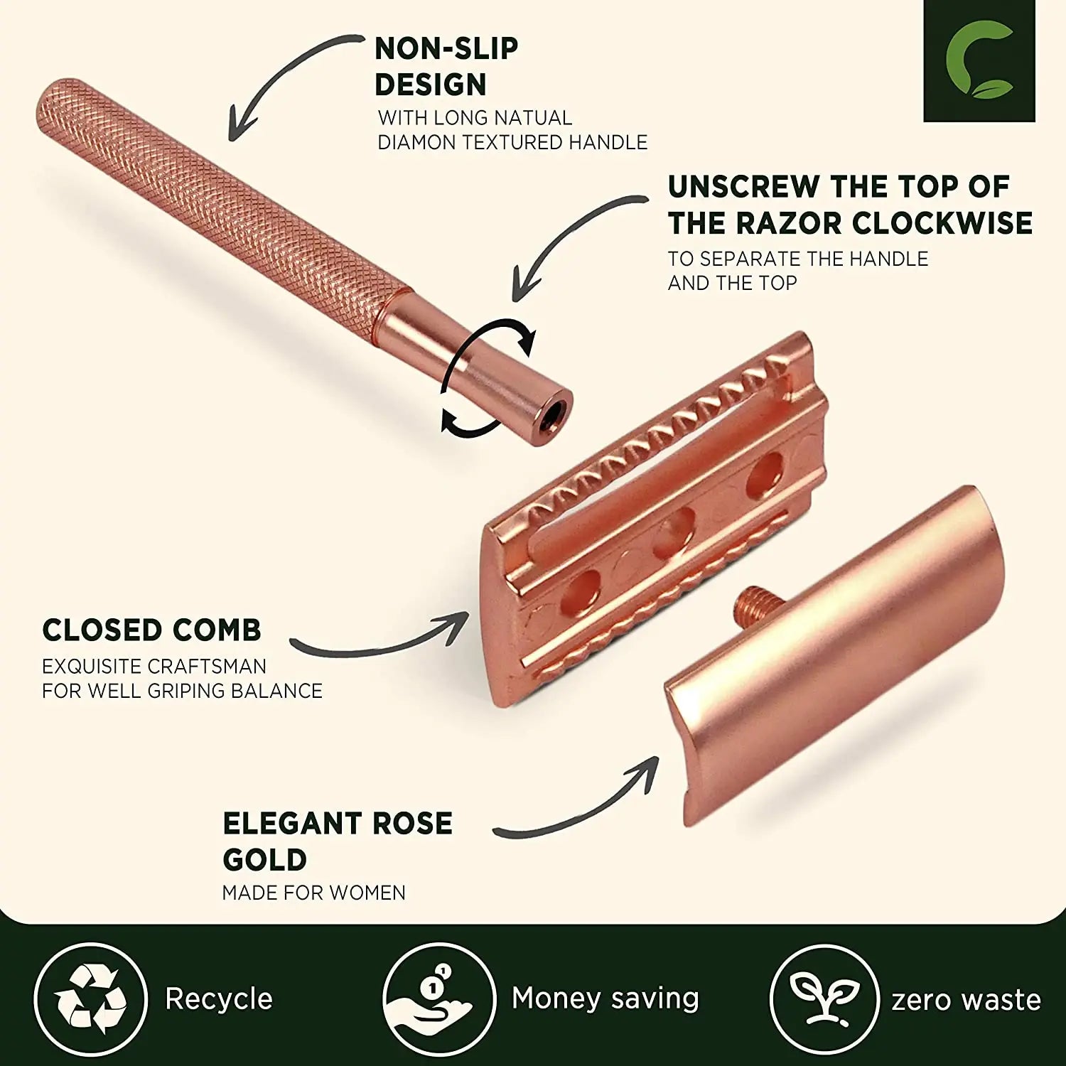 Double Edge Safety Razor - DivineLuxes