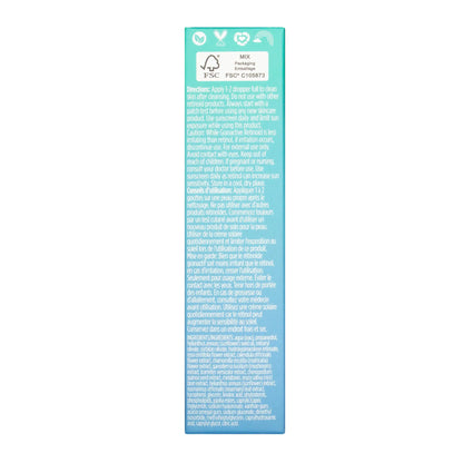 Box Back Design of Pacifica Beauty Wake Up Beautiful Overnight Retinoid Serum