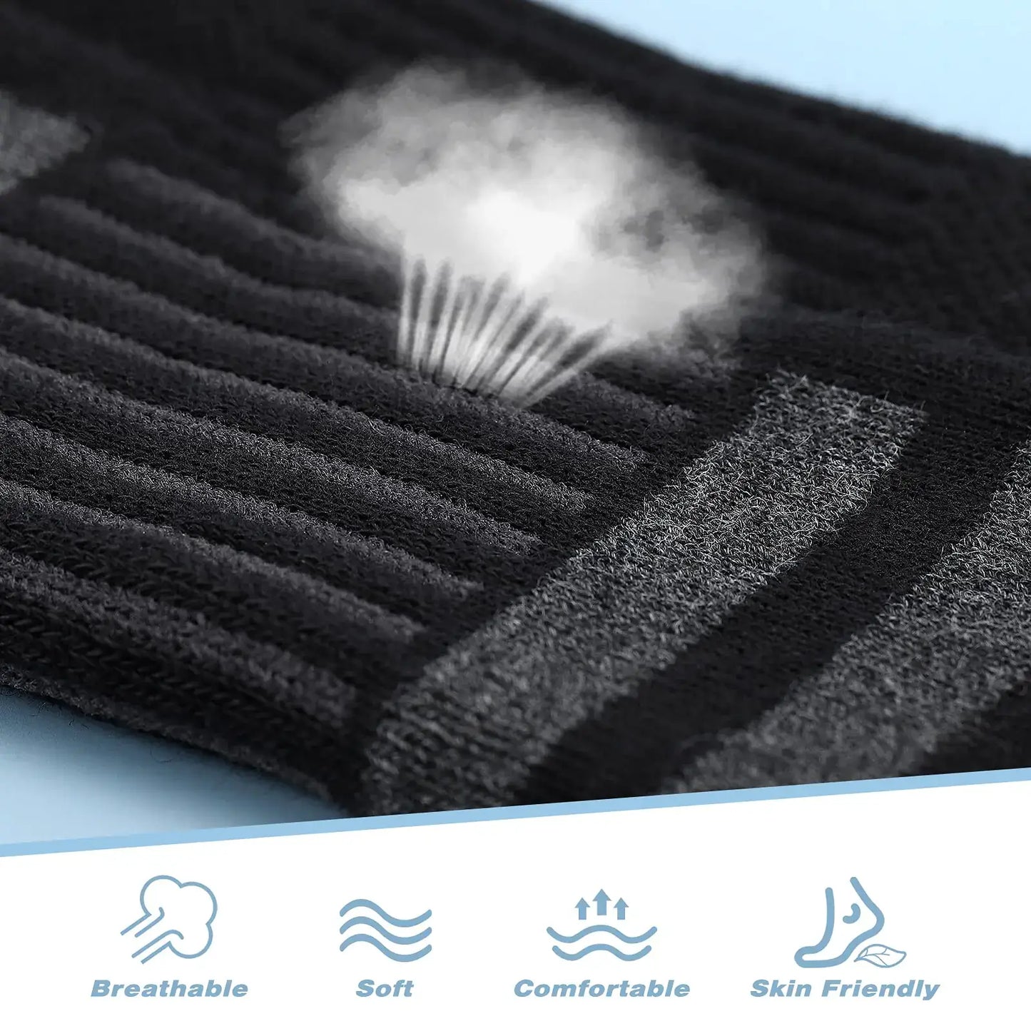 Breathable Low Cut Sports Tab Socks - Soft - Comfortable -  Skin Friendly