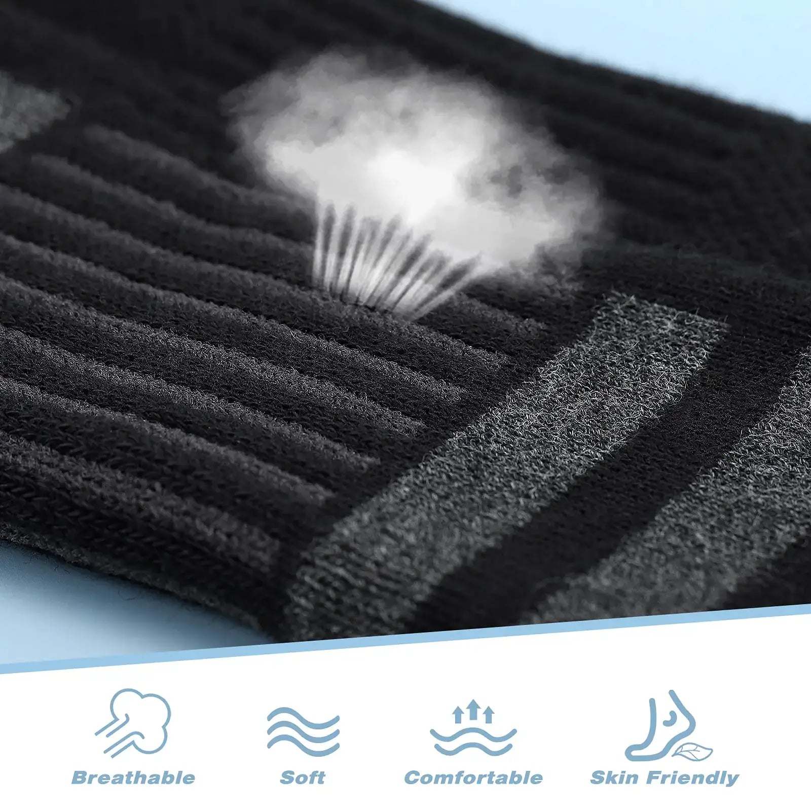 Breathable Low Cut Sports Tab Socks - Soft - Comfortable -  Skin Friendly