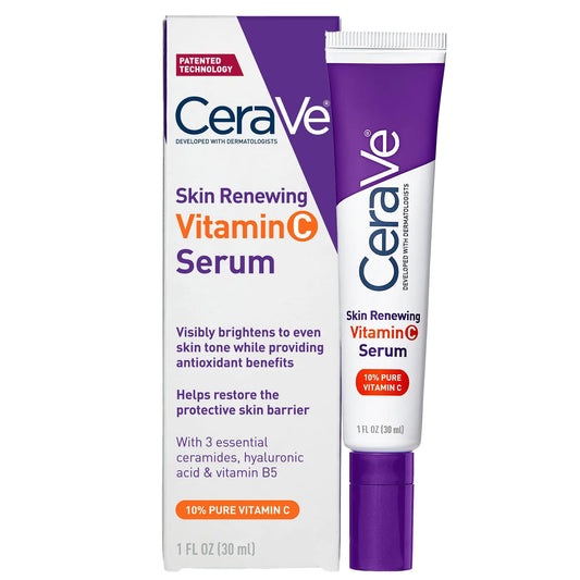 CeraVe Skin Renewing Vitamin C Serum with 3 essential ceramides, hyaluronic acid & vitamin B5