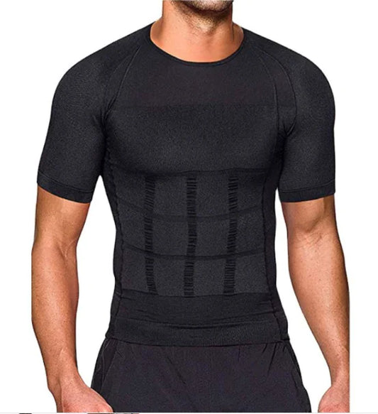 Compression Body Building Shirt Men - Black