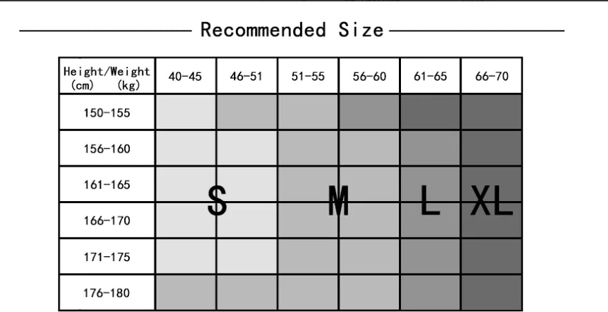 Fitness Yoga Shorts Recommended Sizes