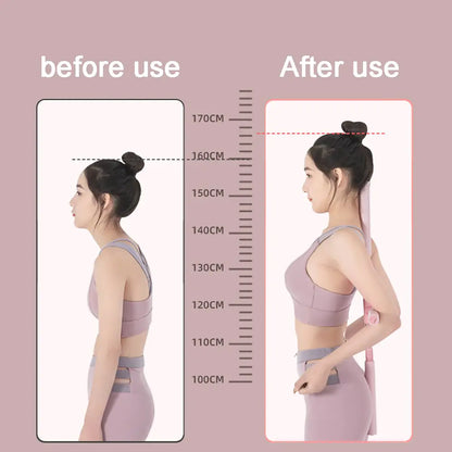 Before and After using Fitness Back Corrector Stick