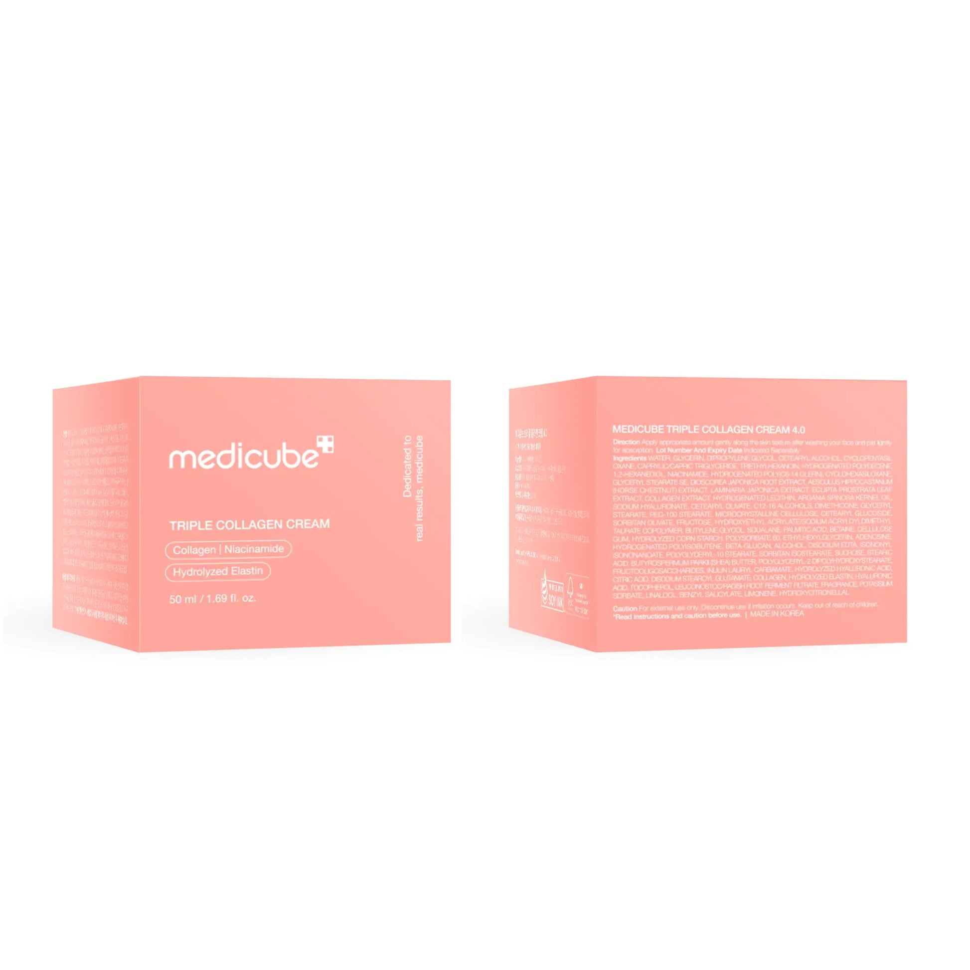 Medicube Triple Collagen Cream Pink Box Packaging