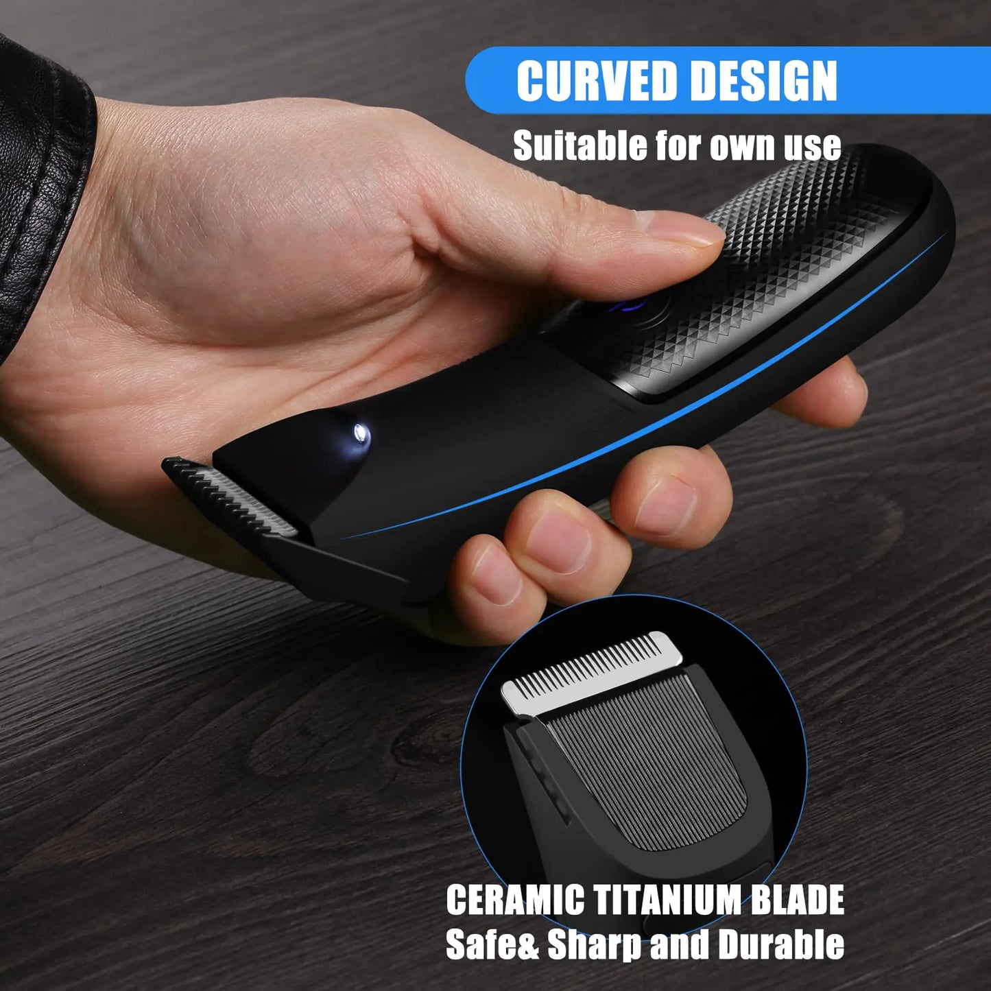 Electric Body Hair Trimmer for Men - DivineLuxes