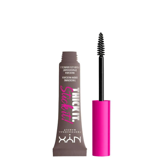 NYX PROFESSIONAL MAKEUP Thick It Stick It Thickening Brow Mascara, Eyebrow Gel - Cool Ash Brown 05 COOL ASH BROWN 0.23 Fl Oz (Pack of 1) 