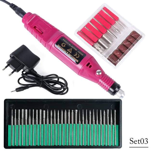 Rechargeable Electric Nail Drill Sets - DivineLuxes