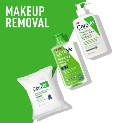 CeraVe Micellar Water | New & Improved Formula | Hydrating Facial Cleanser & Eye Makeup Remover | Fragrance Free & Non-Irritating | 10 Fl. Oz - DivineLuxes