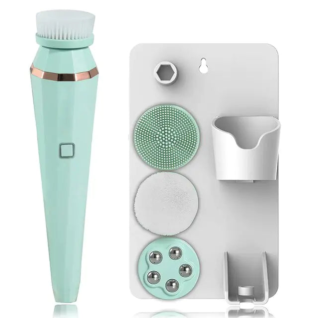 4 In 1 Facial Cleansing Brush - DivineLuxes