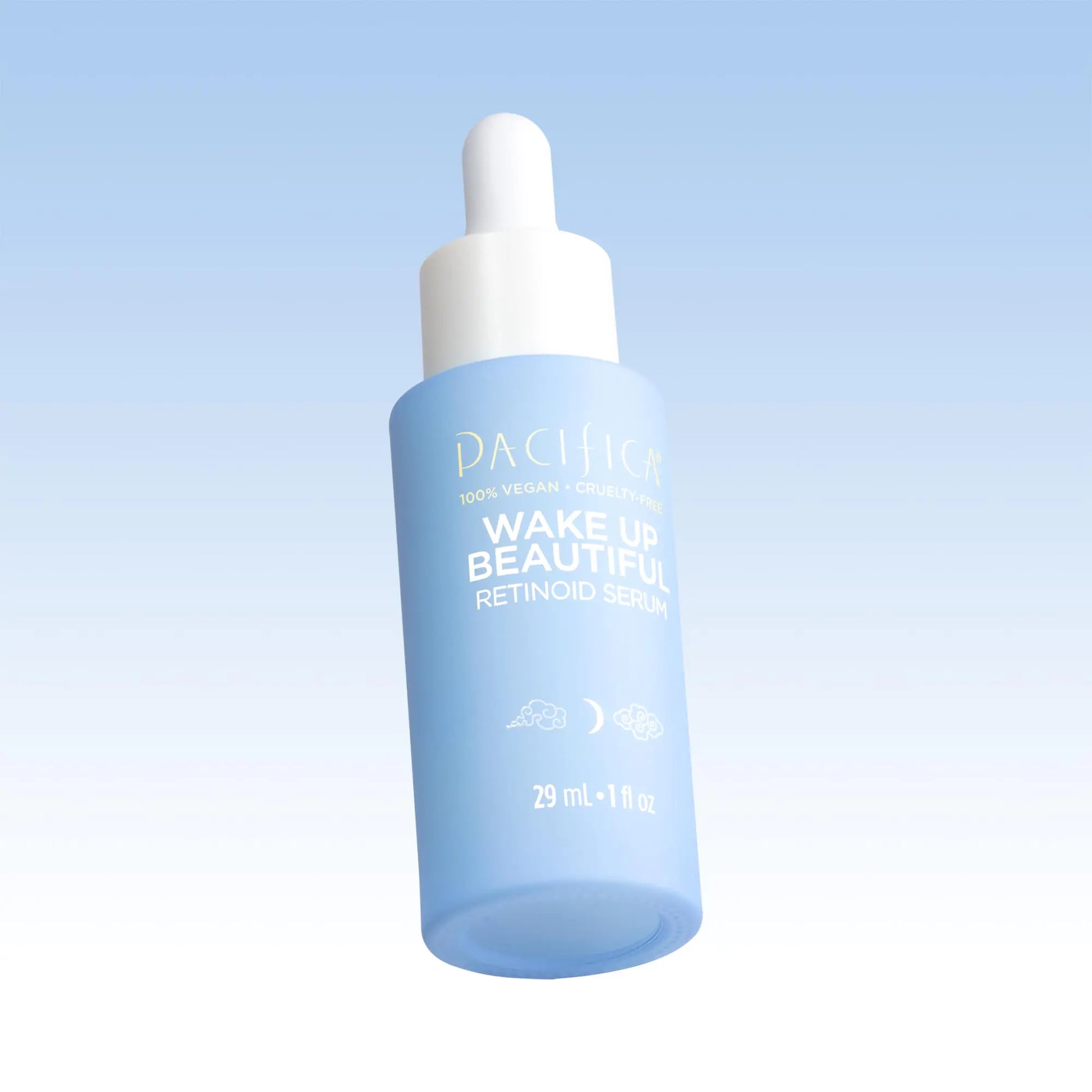 Pacifica Beauty Wake Up Beautiful Overnight Retinoid Serum, Skincare, Reduce Fine Lines, Wrinkles, Dark Spots, and Uneven Skin Tone, Face Care, For Aging and All Skin Types, Vegan, 1 fl oz (1 Count) 1 Fl Oz (Pack of 1) - DivineLuxes