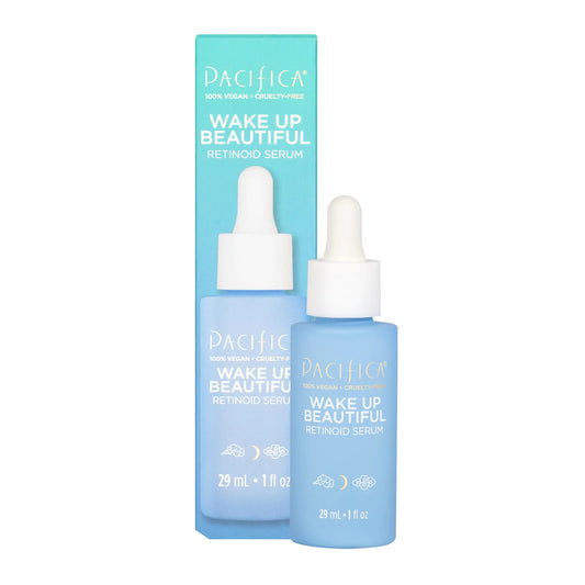 Packaging box and the Product - Pacifica Beauty Wake Up Beautiful Overnight Retinoid Serum