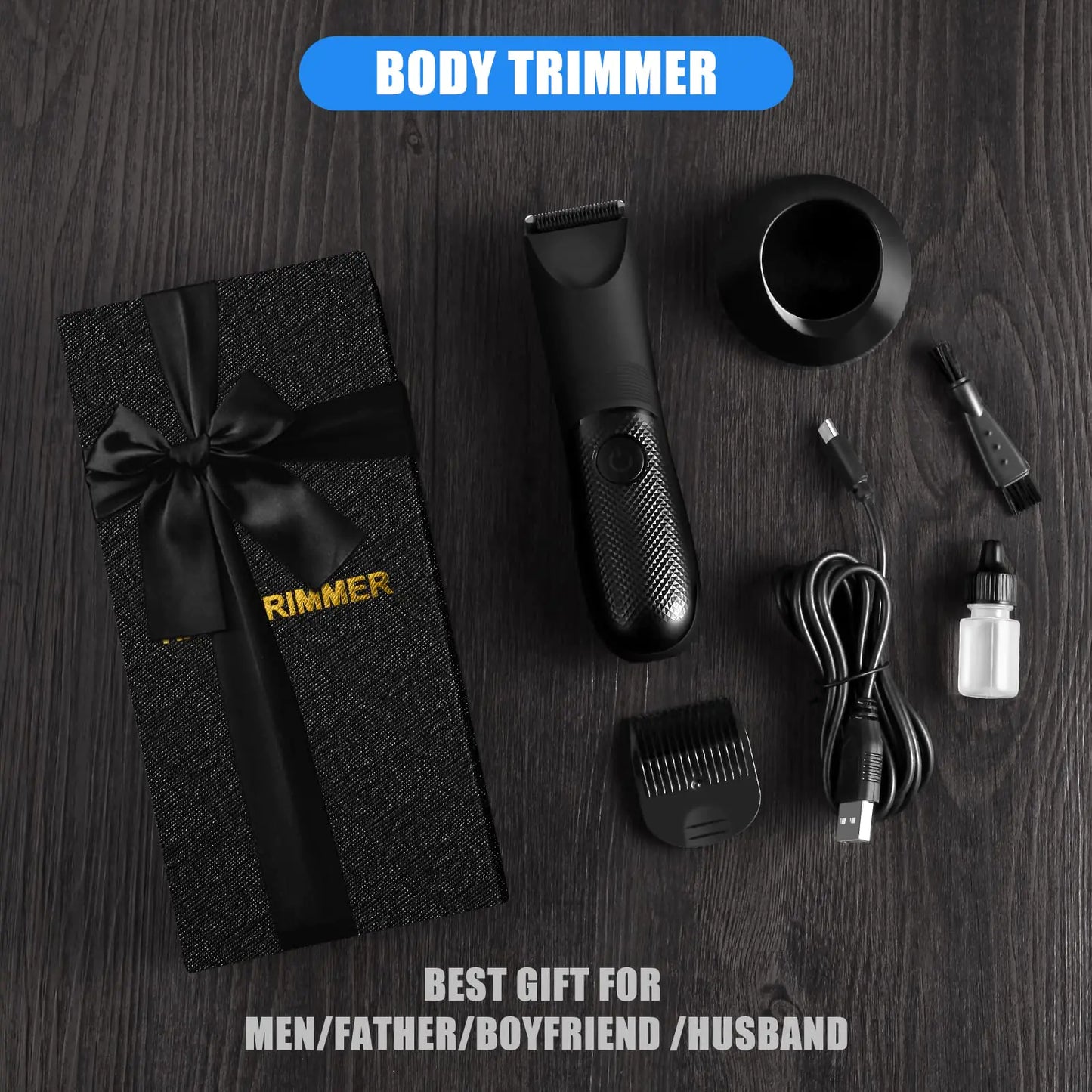 Electric Body Hair Trimmer for Men - DivineLuxes