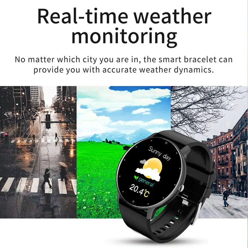 Real-time weather monetoring feature