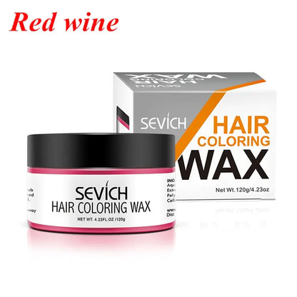 Red Temporary Hair Coloring Wax