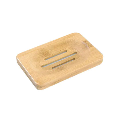Wooden Bamboo Soap Dish - DivineLuxes