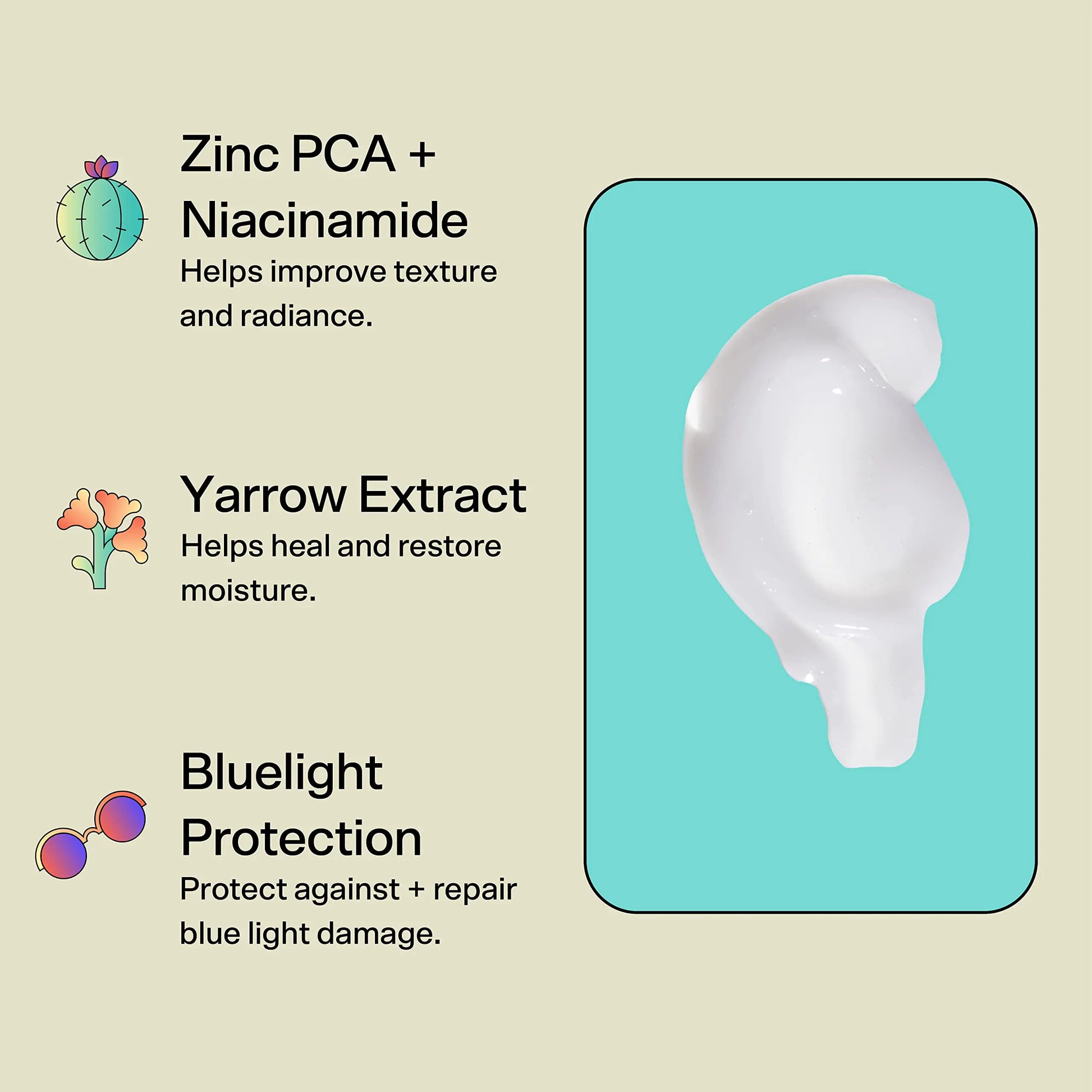 Bubble Skincare Level Up Balancing Face Moisturizer - Hydrating Gel Moisturizer Formulated with Zinc PCA + Niacinamide for Improved Texture & Radiance - Skin Care for Oily or Combination Skin (50ml) - DivineLuxes