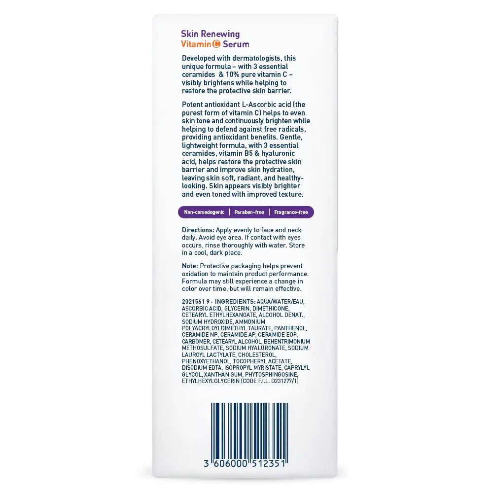 Detailed Information at the back if the packaging - Directions, Note, and Ingredients