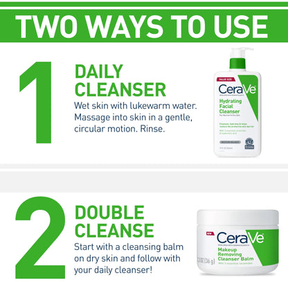 CeraVe Hydrating Facial Cleanser | Moisturizing Face Wash For Dry Skin | Hyaluronic Acid + Ceramides + Glycerin | Hydrating Cleanser For Normal To Dry Skin | National Eczema Assosiation Certified - DivineLuxes