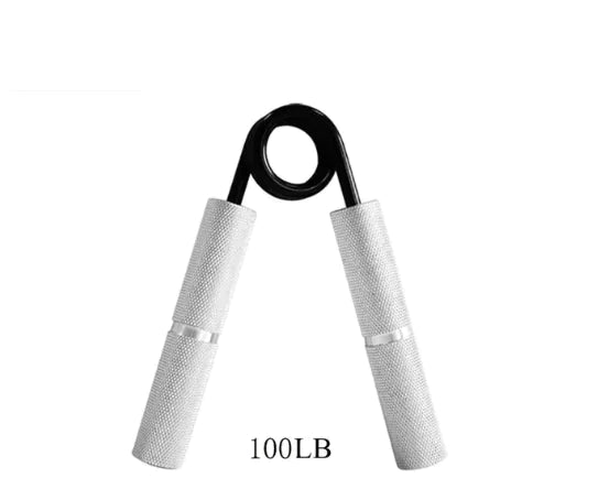 White 100LB Hand Grips Fitness Heavy Grips Wrist Rehabilitation - DivineLuxes