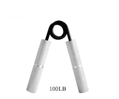 White 100LB WhiteHand Grips Fitness Heavy Grips Wrist Rehabilitation - DivineLuxes