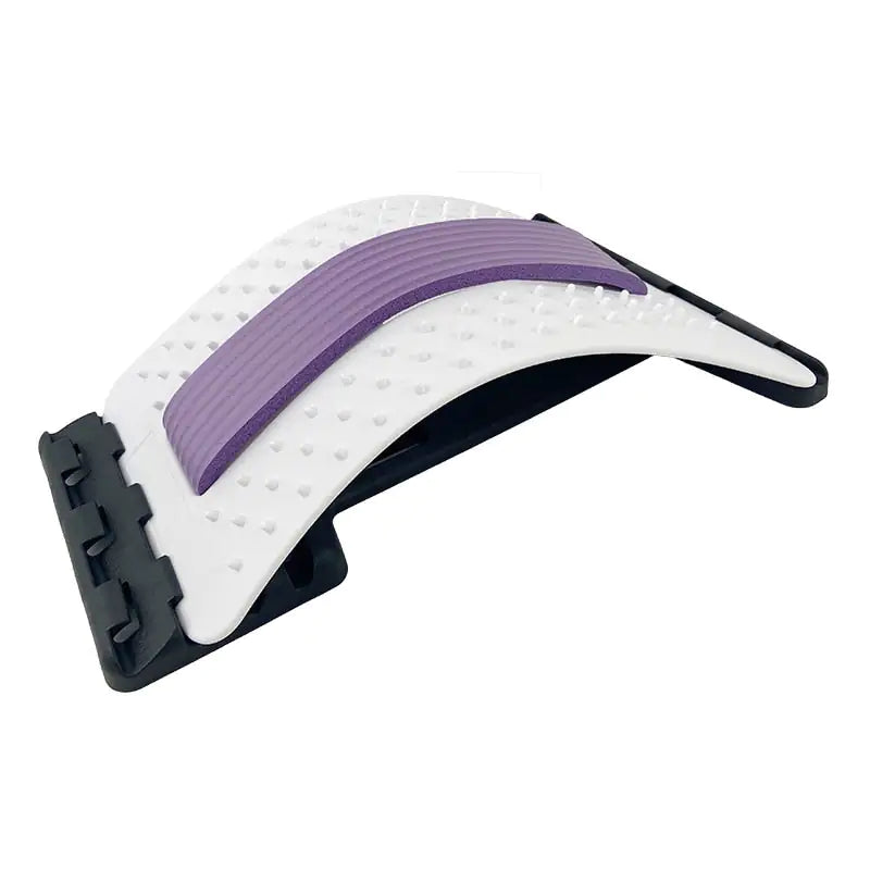White and Purple Magic Stretch Back Massager 