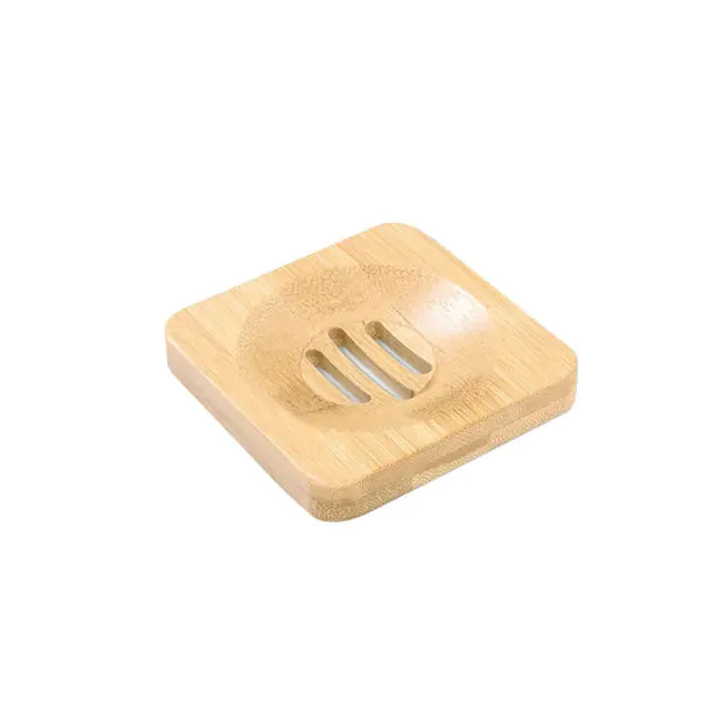 Wooden Bamboo Soap Dish - DivineLuxes