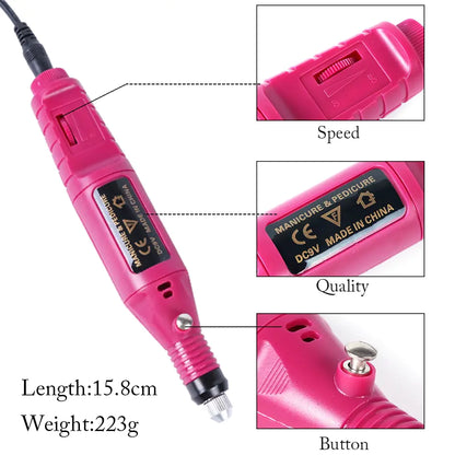 Rechargeable Electric Nail Drill Sets - DivineLuxes