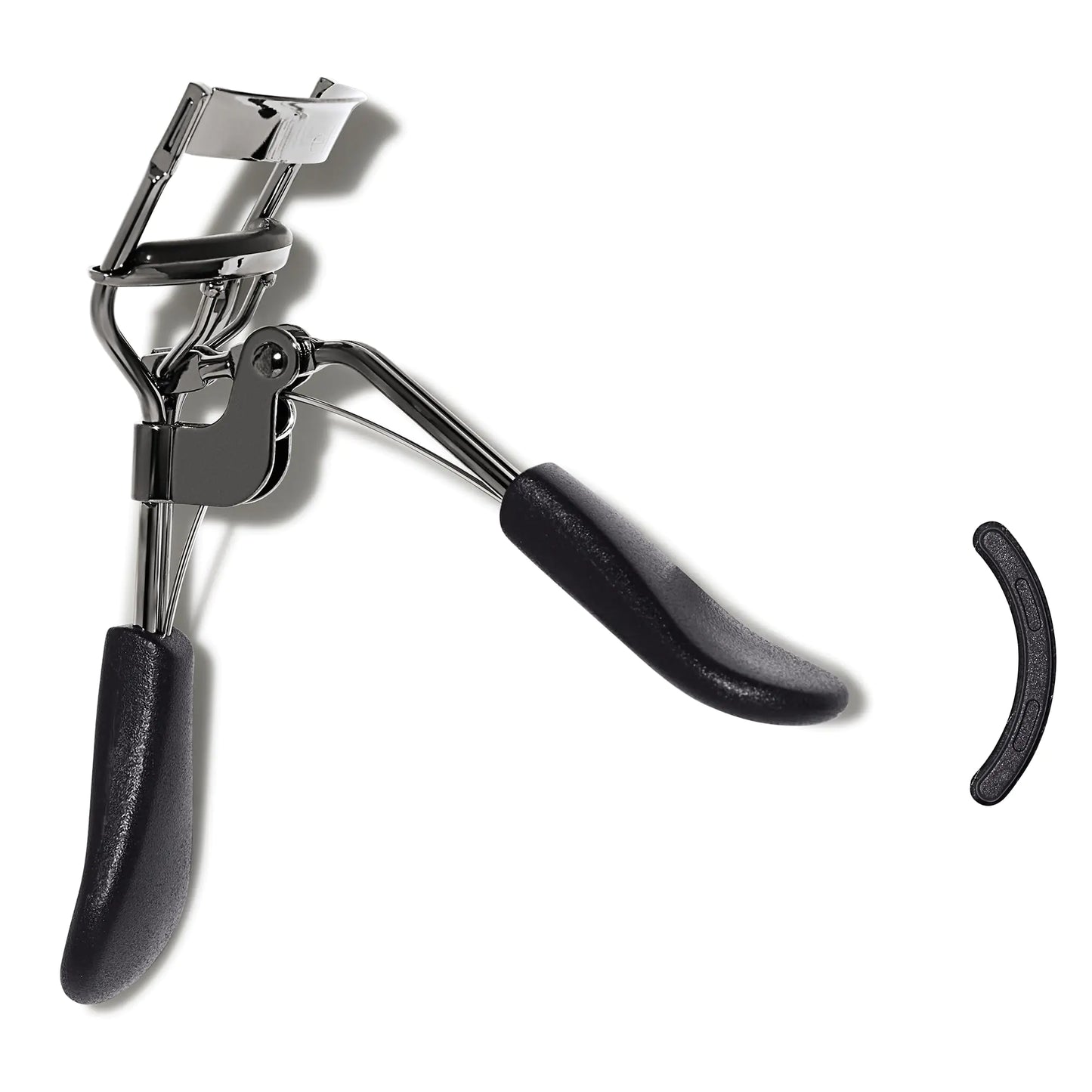 e.l.f. Pro Eyelash Curler, a Vegan Makeup Tool, Creates Eye-Opening & Lifted Lashes, Lash Curler Includes an Additional Rubber Replacement Pad, Color Black 