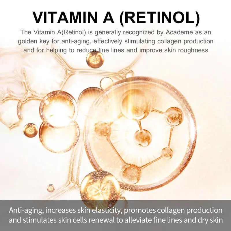 VIBRANT GLAMOUR Retinol Face Cream And Eye Serum - DivineLuxes