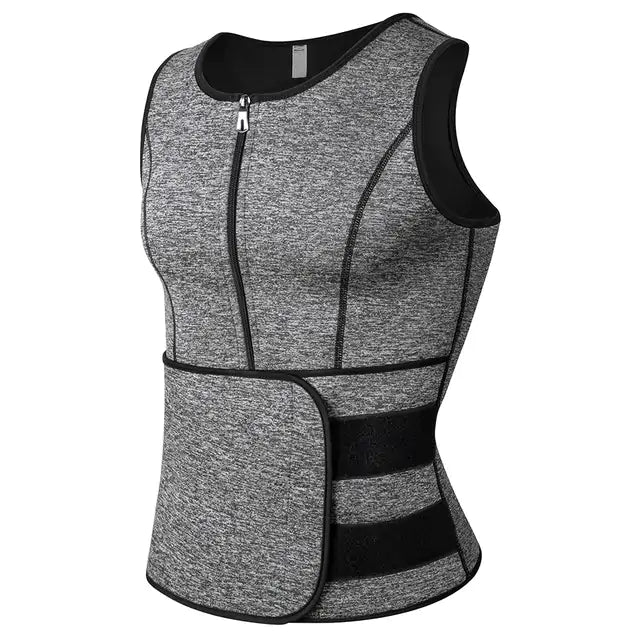 Single gray black Men Shaper Vest