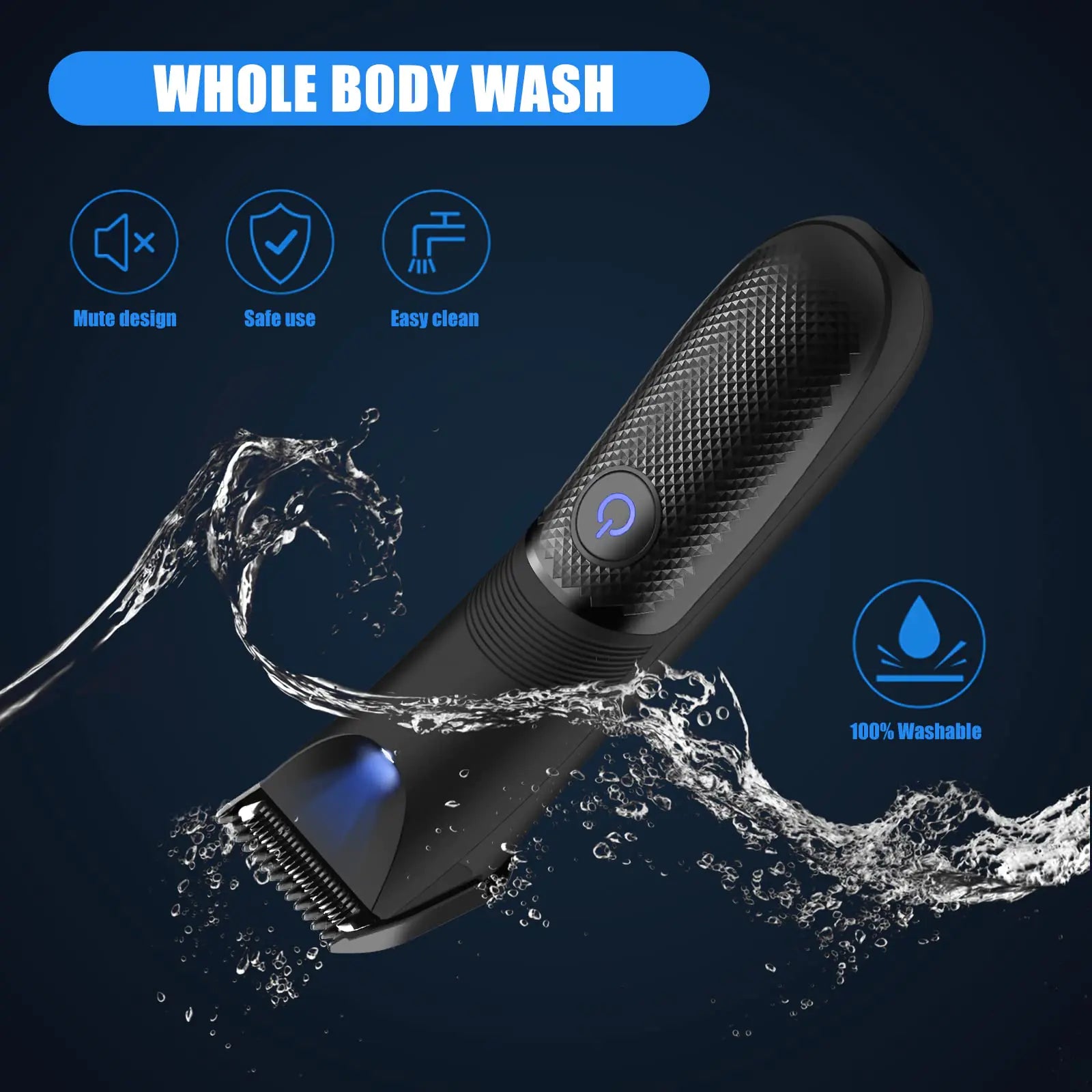 Electric Body Hair Trimmer for Men - DivineLuxes