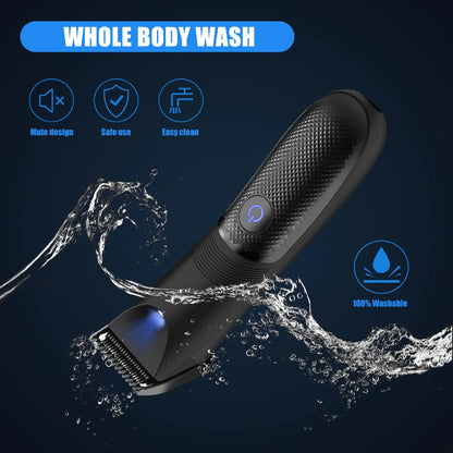 Electric Body Hair Trimmer for Men - DivineLuxes