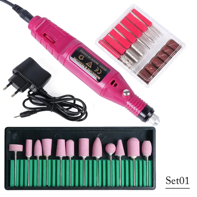 Rechargeable Electric Nail Drill Sets - DivineLuxes