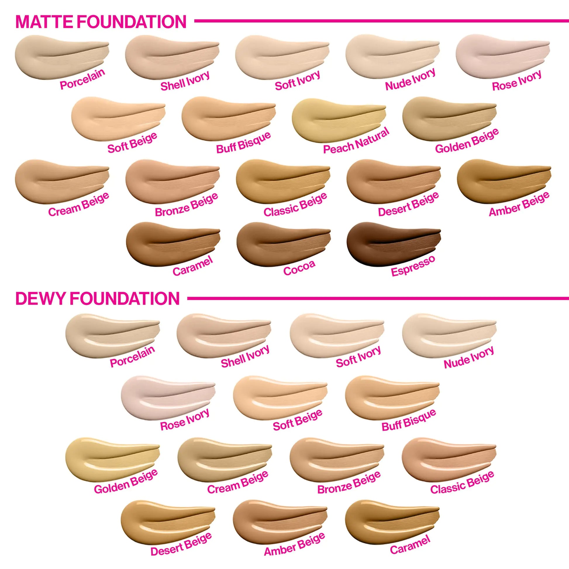 wet n wild Photo Focus Dewy Foundation Cream Beige & Buff Bisque Liquid Makeup Bundle Foundation + Makeup, Buff Bisque - DivineLuxes