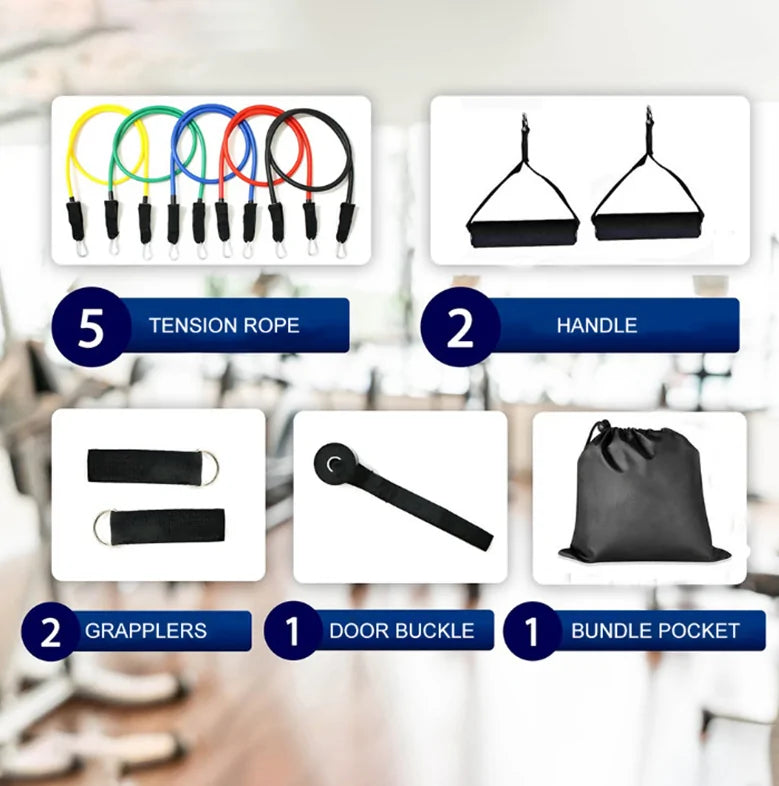 Fitness Resistance Bands - DivineLuxes