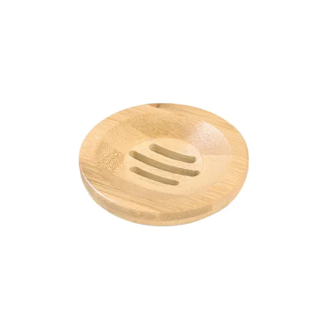 Wooden Bamboo Soap Dish - DivineLuxes
