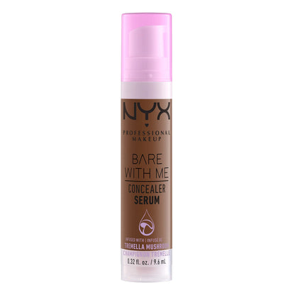 NYX PROFESSIONAL MAKEUP Bare With Me Concealer Serum, Up To 24Hr Hydration - Rich 12 Rich 0.32 Fl Oz (Pack of 1) - DivineLuxes