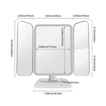 Smart Tri Led Makeup Mirror - DivineLuxes